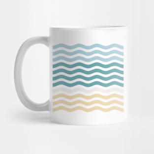 Sand Sea Sky - Summer Color Waves Mug